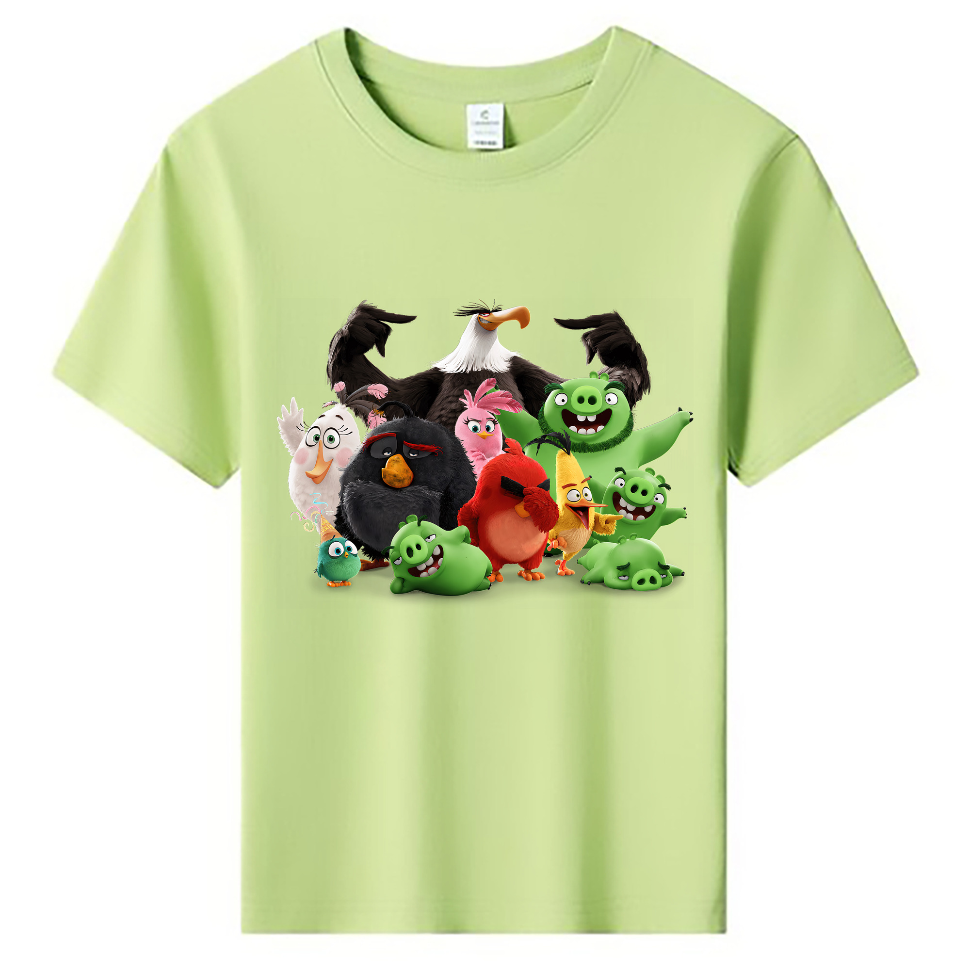 （画像用） Angry Birds アングリーバード 綿100％キッズTシャツ（フロントプリント）